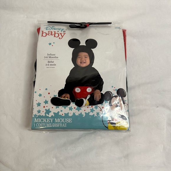 Disney Mickey Mouse Black and Red Kids Costume - Picture 2 of 7